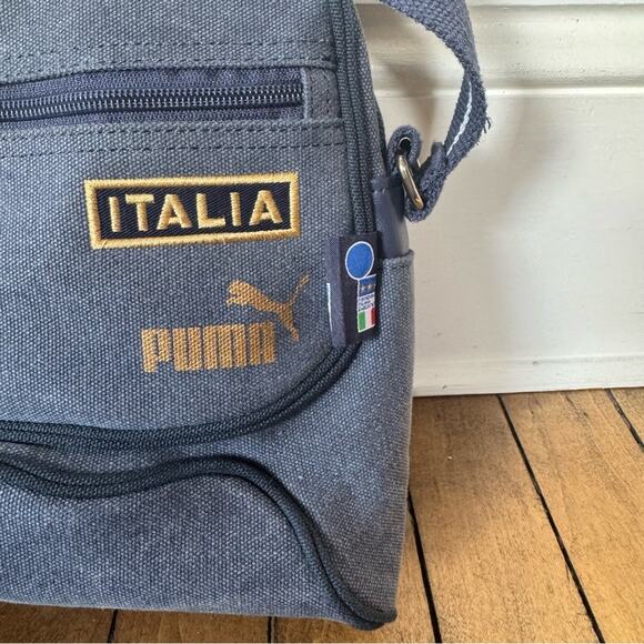 Puma Italia Blue Denim Crossbody Bag - Picture 5 of 9